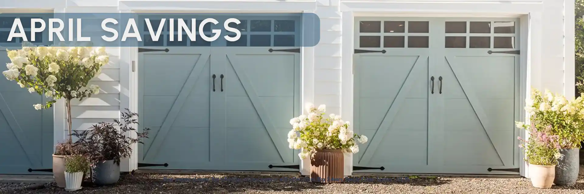 April Savings Banner