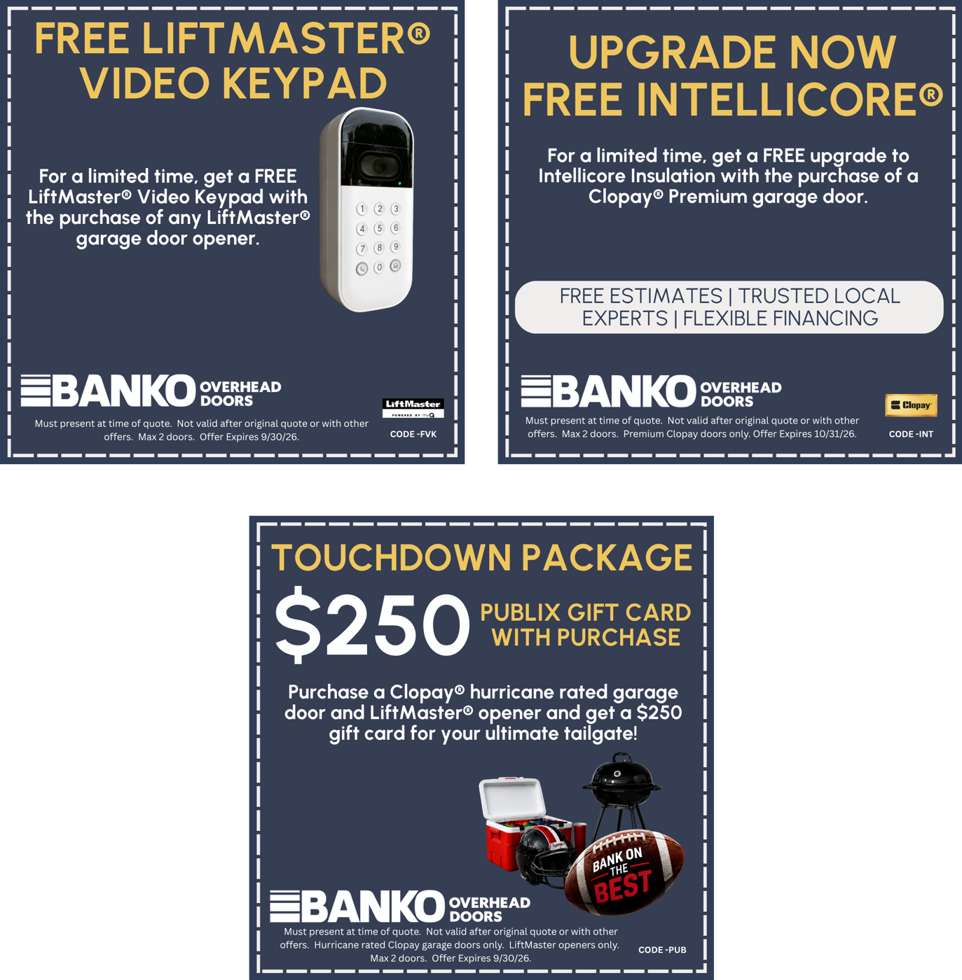 September Promos