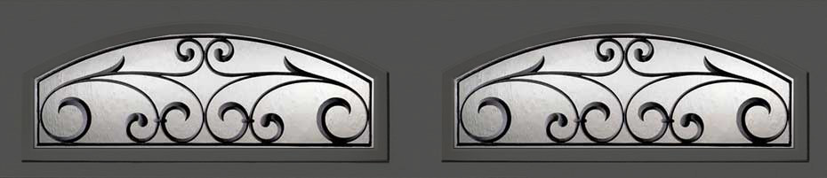 Window Bridgeport Wrought Iron Arch Long