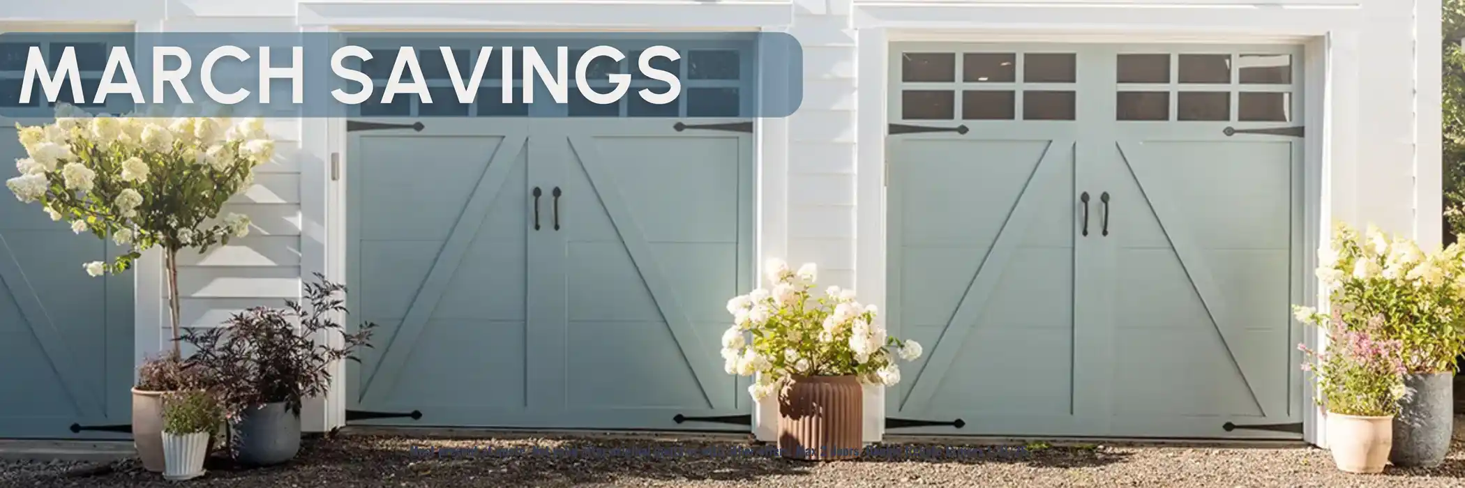 March Savings Banner