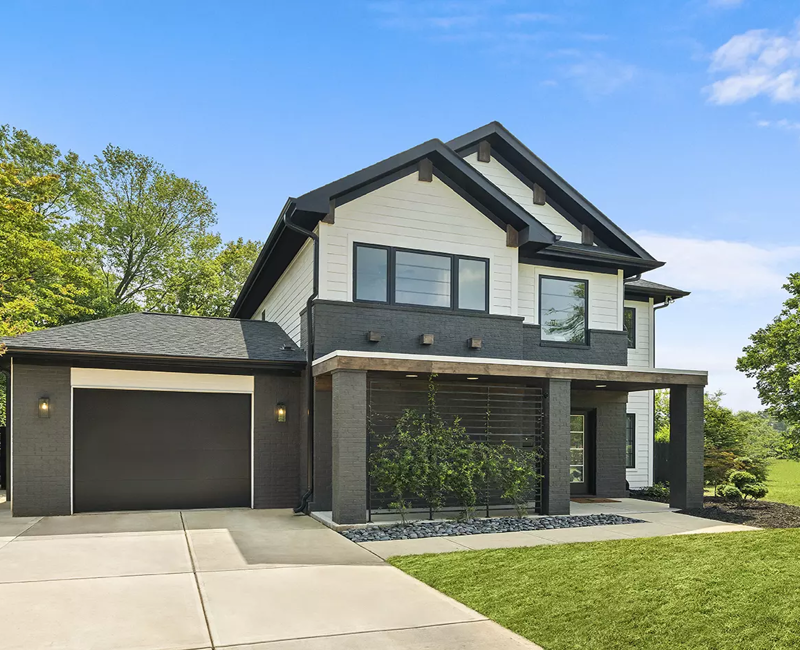 Modern Steel Solid Black 822