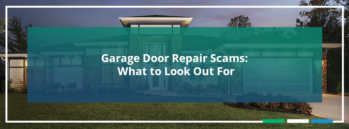 Garage Door Repair Scams: What to Look out For