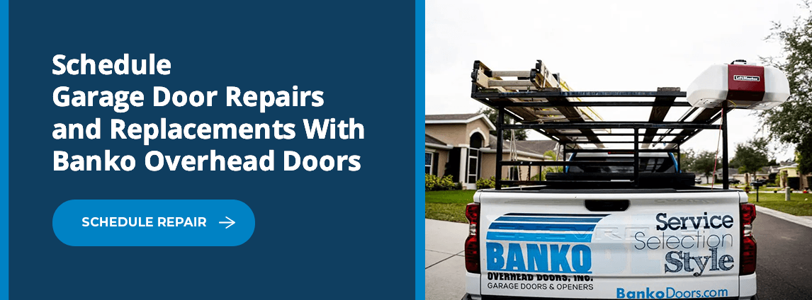 Schedule Garage Door Repairs and Replacements With Banko Overhead Doors